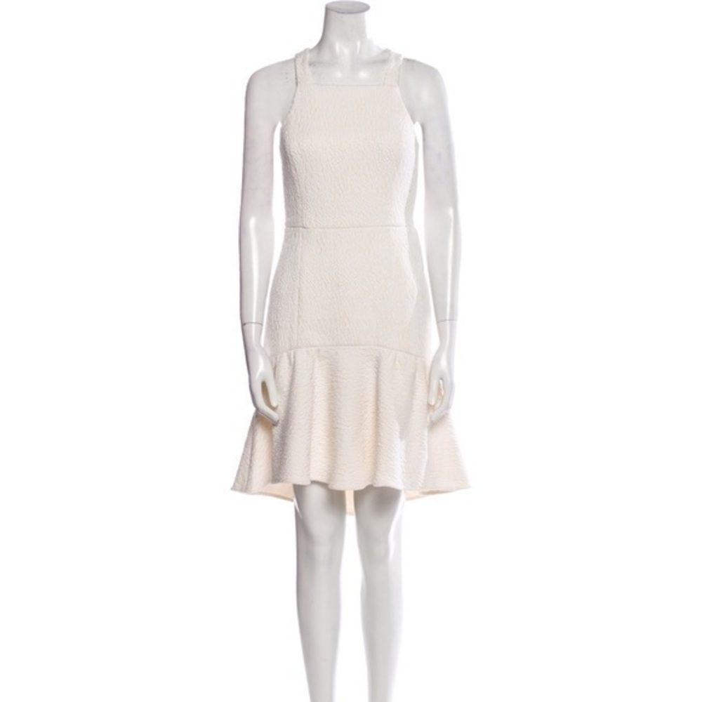 TIBI New York Cloque Cream Textured Dress Size 4‎